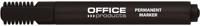 OFFICE products permanent marker 1-5 mm, beitelpunt, zwart - thumbnail