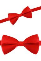 Strik luxe satijn rood - thumbnail