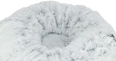 Trixie harvey pluche speeltunnel / donut wit / grijs