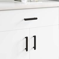 Kasthandgreep 2 pcs Zwart 121 x 16.6 x 28.3 mm IJzer - thumbnail