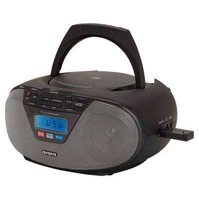 Aiwa BBTU-400BK draagbare stereo-installatie Analoog & digitaal 6 W FM Zwart MP3 afspelen