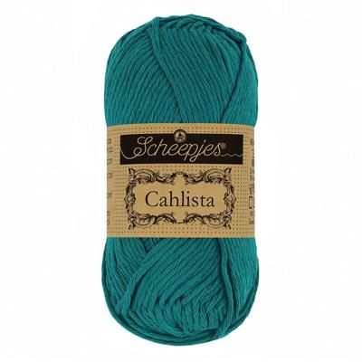 Scheepjes Cahlista 50g - 401 Dark Teal - Haakgaren / Breigaren