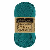 Scheepjes Cahlista 50g - 401 Dark Teal - Haakgaren / Breigaren - thumbnail