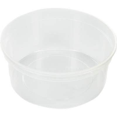 Bak | PP | 350ml | Ø115mm | transparant | 500 stuks