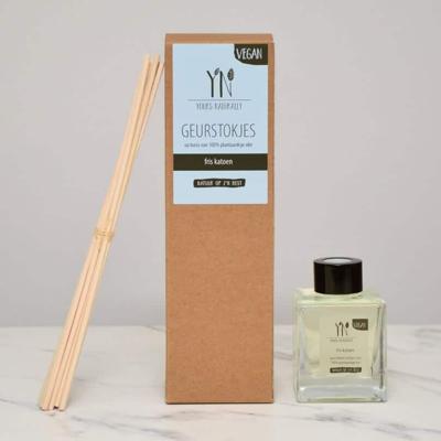 Yours Naturally Geurstokjes fris katoen 100ml 1 Stuks