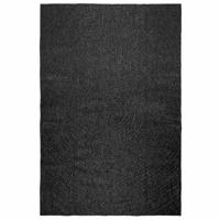 Vloerkleed ZIZUR binnen en buiten 160x230cm jute look antraciet - thumbnail