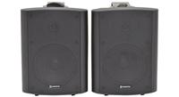 QTX paar wandluidsprekers BC5A zwart 30W RMS - thumbnail