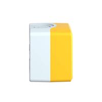 Schneider Electric XALK01 Lege behuizing 1 inbouwplaats (b x h x d) 68 x 68 x 53 mm NOT-HALT Geel, Lichtgrijs 1 stuk(s) - thumbnail
