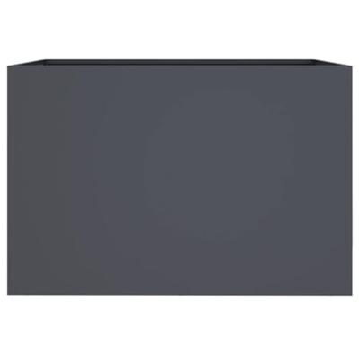 Plantenbak 62x40x39 cm staal antracietkleurig