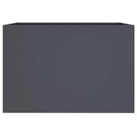 Plantenbak 62x40x39 cm staal antracietkleurig - thumbnail
