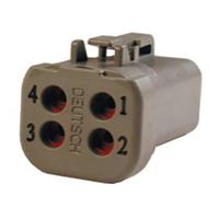 TE Connectivity DTP06-4S-E003 Female behuizing (kabel) DTP Totaal aantal polen: 4 Inhoud: 1 stuk(s) - thumbnail