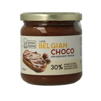 Amanprana I love Belgische choco bio 400 Gram - thumbnail