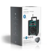 Nedis RDDB3100GN Bouwradio DAB+ FM 15W Bluetooth Wekker IP65 Groen/Zwart - thumbnail