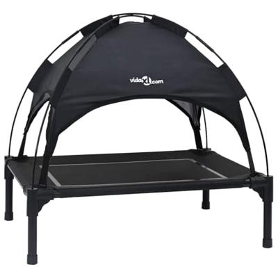 VidaXL Hondenbed zwart 63 x 49,5 x 60 cm staal VidaXL Hondenbed zwart 63 x 49,5 x 60 cm staal