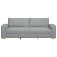 3-zitsbank Lichtgrijs 180 cm Stof - thumbnail