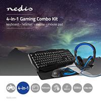 Nedis Gaming Combo Kit | 4-in-1 | QWERTY | Italiaans | 1 stuks - GCK41100BKIT GCK41100BKIT - thumbnail