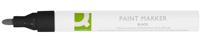Q-CONNECT paint marker, op oliebasis, ronde punt, zwart - thumbnail