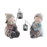 Kerstversiering DKD Home Decor Multicolour 29 x 18 x 34 cm (2 Stuks) - thumbnail