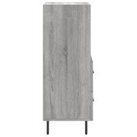 Dressoir 34,5x34x90 cm bewerkt hout grijs sonoma eikenkleurig - thumbnail