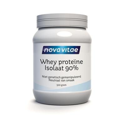 Nova Vitae Whey proteine isolaat 90% 500 Gram Nova Vitae Whey proteine isolaat 90% 500 Gram