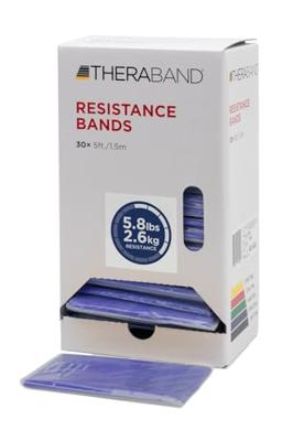 Theraband Oefenband dispenser 30x 1,5m zeer zwaar - blauw