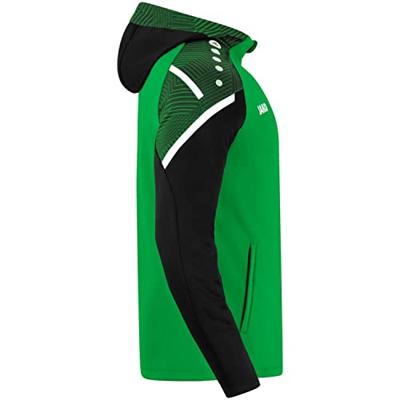 JAKO 6822 Jas Met Kap Performance - Zachtgroen/Zwart - 3XL
