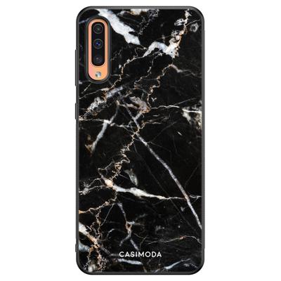 Samsung Galaxy A50/A30s hoesje - Marmer zwart Samsung Galaxy A50/A30s hoesje - Marmer zwart