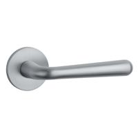 Aprile Massieve Deurkruk Irga Mat Chroom Op Rond Rozet - thumbnail