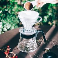 Hario V60 - Koffiedripper, koffiekan, koffiefilters & maatschepje - Complete set - thumbnail