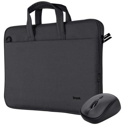 Trust Bologna Laptoptas en muisset Laptop tas Zwart Trust Bologna Laptoptas en muisset Laptop tas Zwart