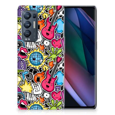 OPPO Find X3 Neo | Sillicone Back Cover | Punk Rock