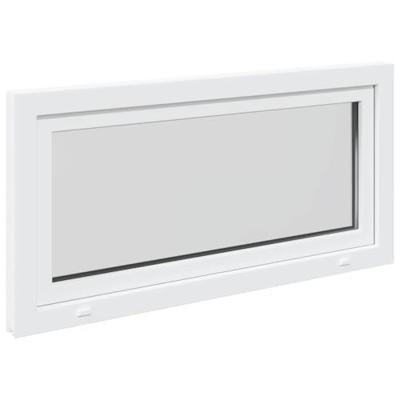 Kelderraam RISOR 120x60 cm draaikiep-draai DIN links wit