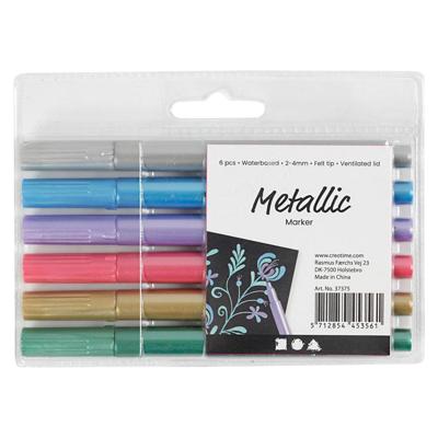 Creativ Company Markers metallic, 6st.