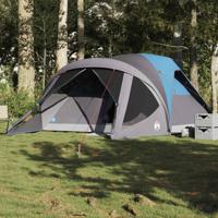 VidaXL Tunneltent 6-persoons waterdicht blauw - thumbnail