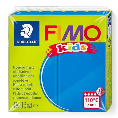 Fimo kids boetseerklei blauw, 42gr Fimo kids boetseerklei blauw, 42gr