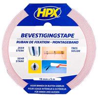 HPX Spiegel bevestigingstape | Wit | 19mm x 5m - DS1905 DS1905 - thumbnail