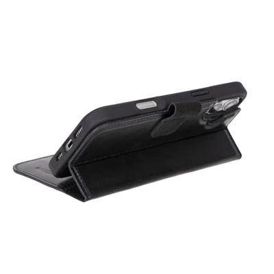 NorthLife iPhone 16 - Leren Afneembare 2-in-1 bookcase telefoonhoes - Zwart