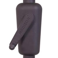 Parasol Syros 350cm met volant grijs - thumbnail