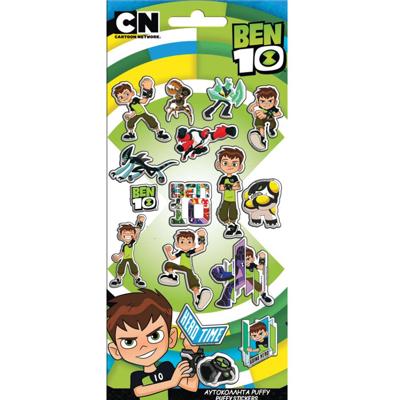 Cartoon Network stickers Ben 10 jongens vinyl groen/zwart