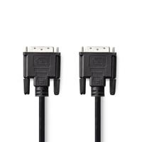 Nedis DVI-Kabel | DVI-D 24+1-Pins Male | DVI-D 24+1-Pins Male | 10 m | 1 stuks - CCGP32001BK100 CCGP32001BK100 - thumbnail
