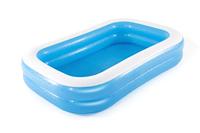 Bestway opblaasbaar zwembad 262x175x51 cm blauw/wit - thumbnail