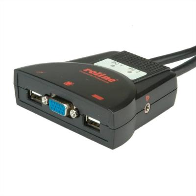 ROLINE KVM Switch Star 2 PCs, VGA, USB, audio ROLINE KVM Switch Star 2 PCs, VGA, USB, audio