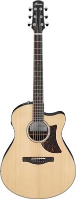 Ibanez AAM380CE Natural High Gloss elektrisch-akoestische westerngitaar