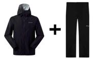 Berghaus Deluge Pro 3.0 jas maat M Zwart + Berghaus HILLWALKER OVRTRS AM BLK/BLK maat M - thumbnail