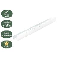 Kabelgoot brasq verstelbaar 75-150cm ct100 wit - thumbnail