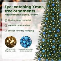 Kunstkerstboom met 300 LED met standaard Groen 210 cm PE en PVC - thumbnail