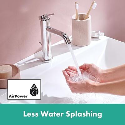 Hansgrohe Tecturis S ééngreeps wastafelkraan 110 met PopUp trekwaste, chroom Hansgrohe Tecturis S ééngreeps wastafelkraan 110 met PopUp trekwaste, chroom