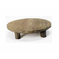 Plateau teak naturel 25x7 cm - thumbnail