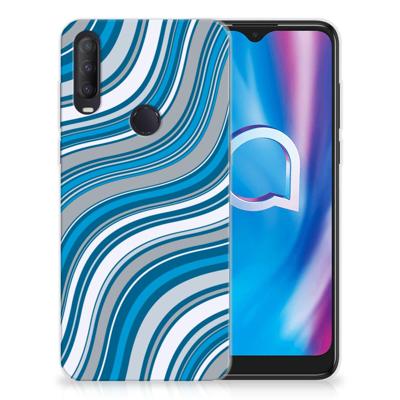 Alcatel 1S (2020) | TPU bumper | Waves Blue Alcatel 1S (2020) | TPU bumper | Waves Blue