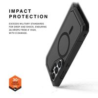 Urban Armor Gear Trooper Case Samsung Galaxy S26 Ultra Zwart MagSafe compatible, Met magneetmodule - thumbnail